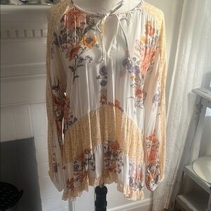 Floral Print Women's Top